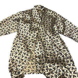 THE DISNEY STORE DISNEY Womens Mickey Satinlike Robe Size Small/Medium